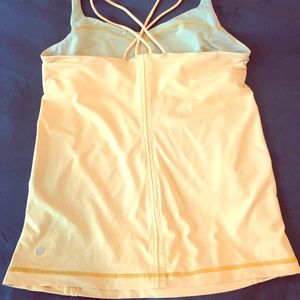 🍋Lululemon Free to Be Yellow Tank workout top 10
